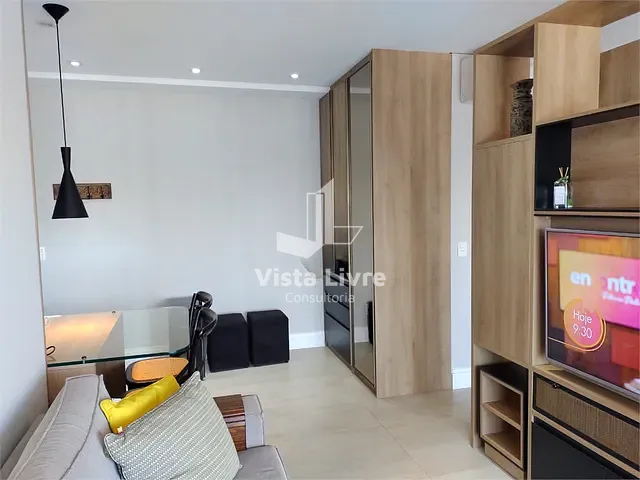 Apartamento com 50m² 1 quarto e 1 banheiro, à venda, no bairro Brooklin em São Paulo