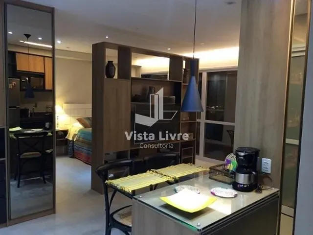Apartamento com 50m² 1 quarto e 1 banheiro, à venda, no bairro Brooklin em São Paulo