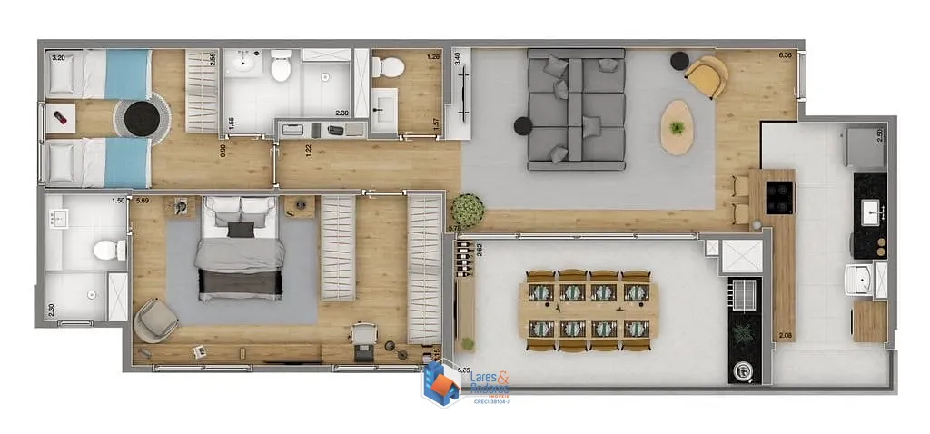 Apartamento, 3 quartos, 94 m² - Foto 29