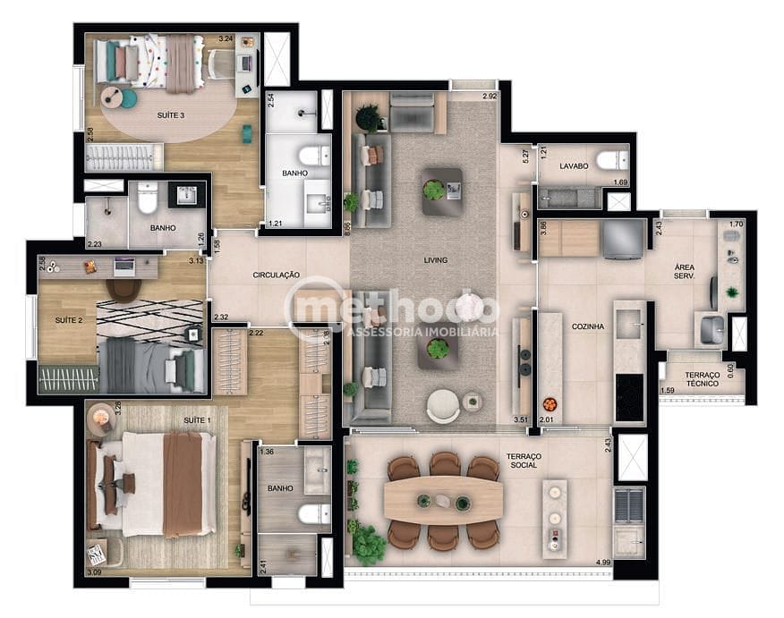 Apartamento, 3 quartos, 85 m² - Foto 28