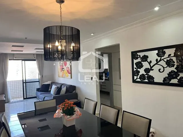 Apartamento com 110m² 3 quartos e 2 banheiros, à venda, no bairro Guilhermina em Praia Grande