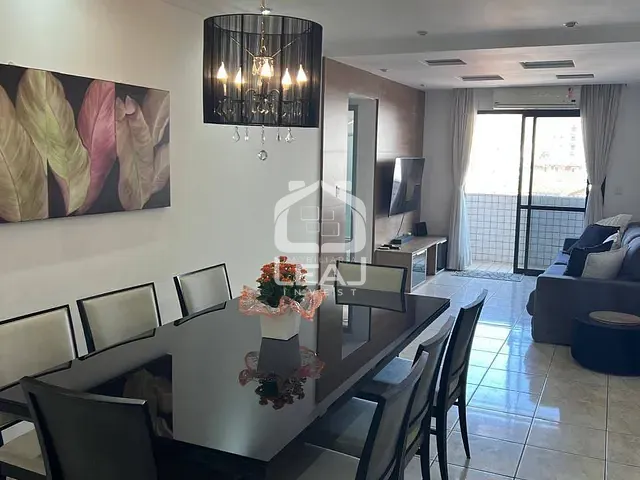 Apartamento com 110m² 3 quartos e 2 banheiros, à venda, no bairro Guilhermina em Praia Grande