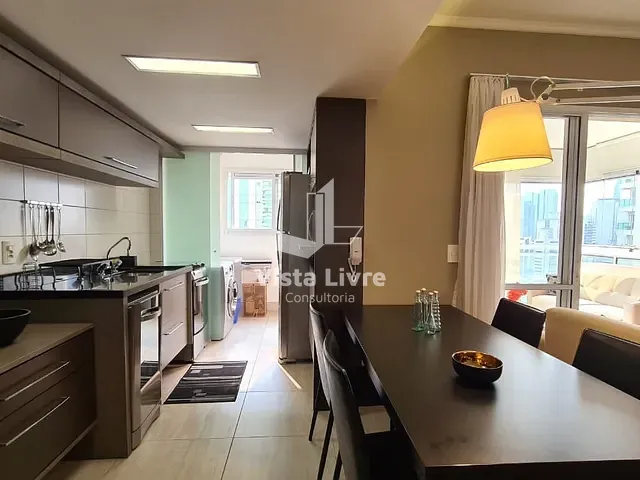 Apartamento com 66m² 1 quarto e 1 banheiro, à venda, no bairro Brooklin Paulista em São Paulo