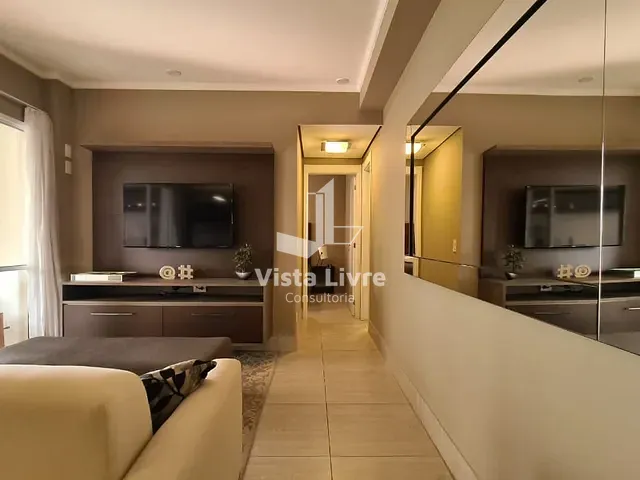 Apartamento com 66m² 1 quarto e 1 banheiro, à venda, no bairro Brooklin Paulista em São Paulo