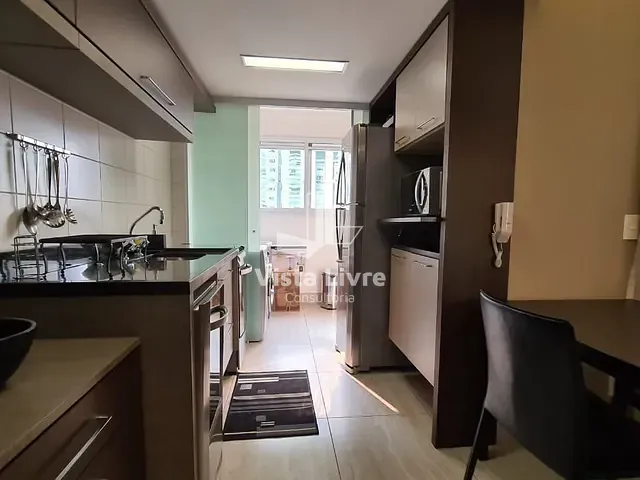Apartamento com 66m² 1 quarto e 1 banheiro, à venda, no bairro Brooklin Paulista em São Paulo