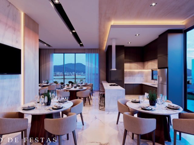 Apartamento com 114m² 2 quartos e 3 banheiros, à venda, no bairro Alto Pereque em Porto Belo