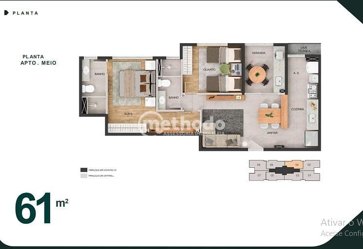 Apartamento, 2 quartos, 54 m² - Foto 11