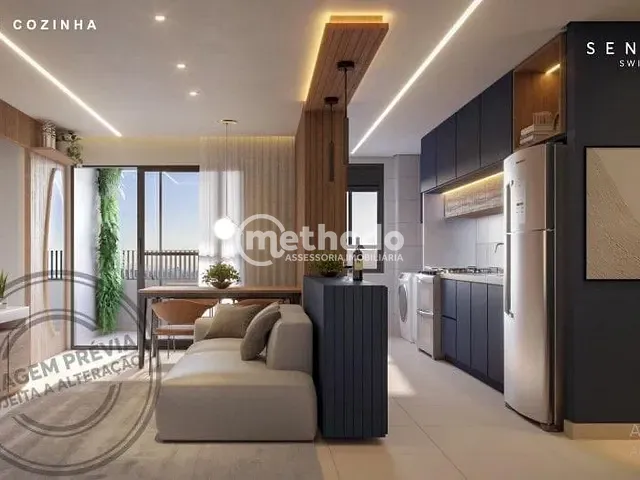 Apartamento com 54m² 2 quartos e 2 banheiros, à venda, no bairro Swiss Park em Campinas