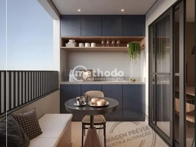 Apartamento com 54m² 2 quartos e 2 banheiros, à venda, no bairro Swiss Park em Campinas