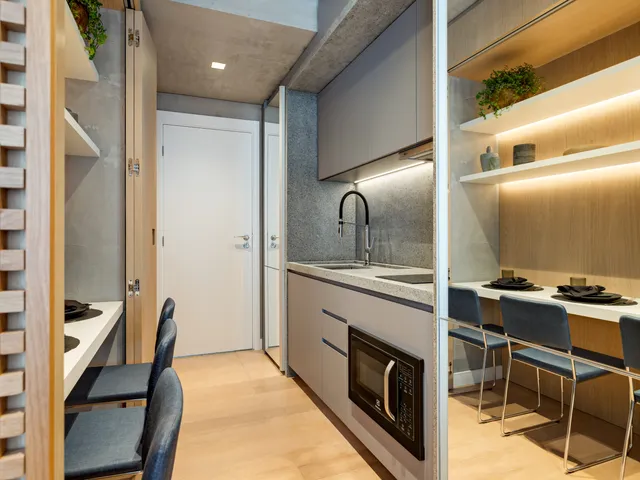 Apartamento 1 quarto e 1 banheiro, à venda, no bairro Campina do Siqueira em Curitiba