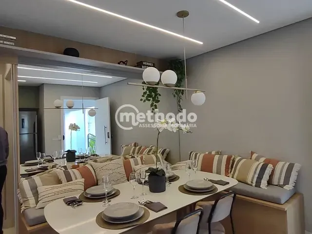 Apartamento com 55m² 2 quartos e 1 banheiro, à venda, no bairro Parque Rural Fazenda Santa Cândida em Campinas