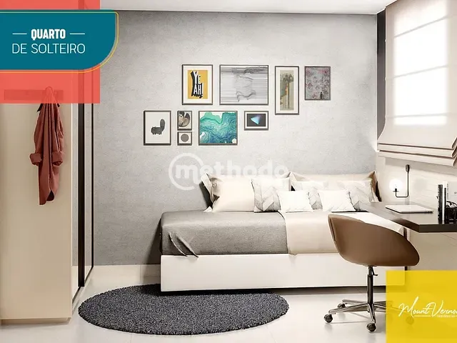 Apartamento com 46m² 2 quartos e 1 banheiro, à venda, no bairro Jardim Eulina em Campinas