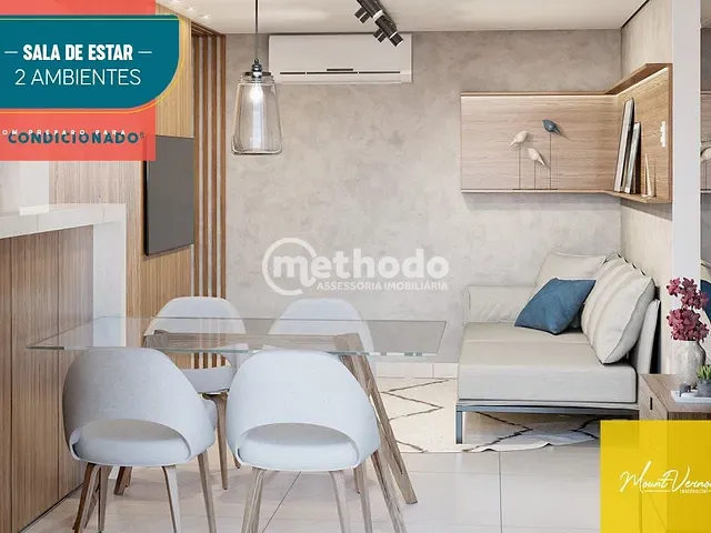 Apartamento com 46m² 2 quartos e 1 banheiro, à venda, no bairro Jardim Eulina em Campinas