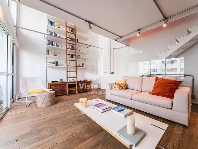 Apartamento com 74m² 1 quarto e 1 banheiro, à venda, no bairro Vila Nova Conceição em São Paulo