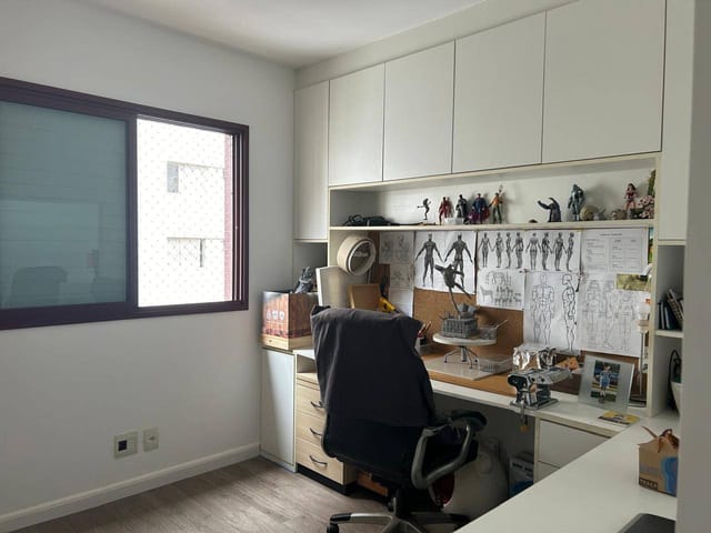 Apartamento com 130m² 3 quartos e 4 banheiros, à venda, no bairro Brooklin Paulista em São Paulo