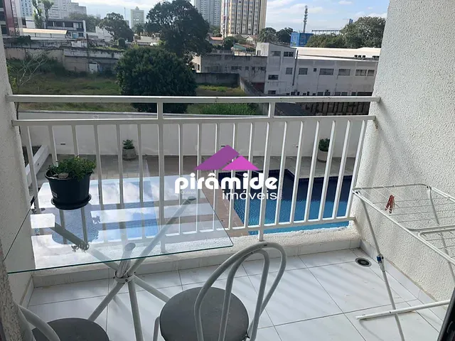 Apartamento com 58m² 1 quarto e 2 banheiros, à venda, no bairro Centro em São José dos Campos