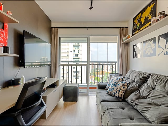 Apartamento com 32m² 1 quarto e 1 banheiro, à venda, no bairro Vila Mariana em São Paulo