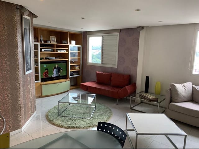 Apartamento com 190m² 3 quartos e 3 banheiros, para alugar, no bairro Mirandópolis em São Paulo