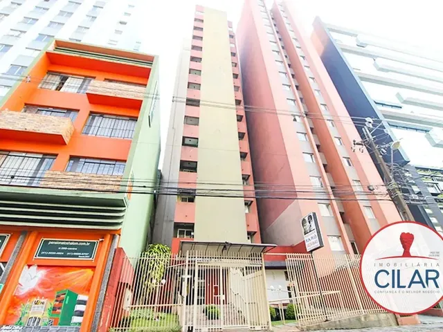 Apartamento 1 quarto e 1 banheiro, à venda, no bairro Centro em Curitiba