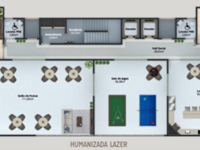 Apartamento com 100m² 2 quartos e 2 banheiros, à venda, no bairro Morretes em Itapema