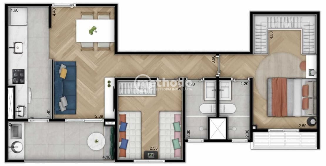 Apartamento, 3 quartos, 73 m² - Foto 38