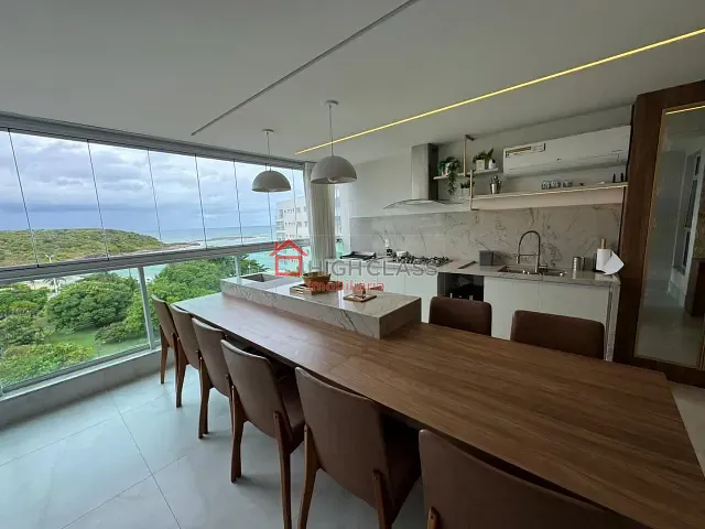 Apartamento 4 quartos e 6 banheiros, para alugar, no bairro Enseada Azul em Guarapari
