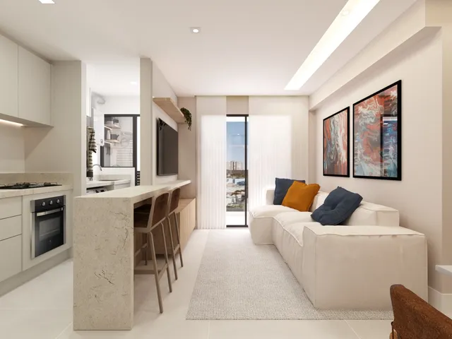 Apartamento 2 quartos e 2 banheiros, à venda, no bairro Bacacheri em Curitiba