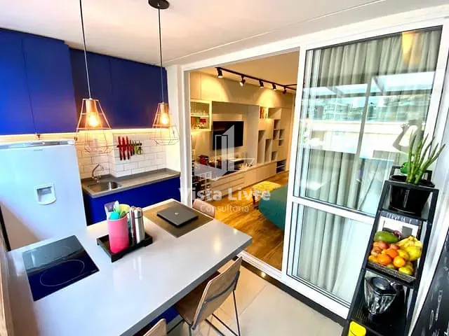 Apartamento com 43m² 1 quarto e 1 banheiro, à venda, no bairro Vila Olímpia em São Paulo