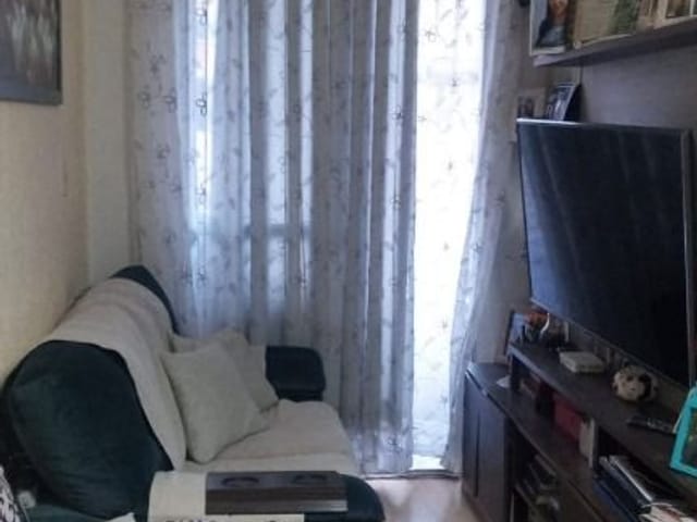 Apartamento com 39m² 2 quartos e 1 banheiro, à venda, no bairro Chácaras Caxingui em Embu das Artes
