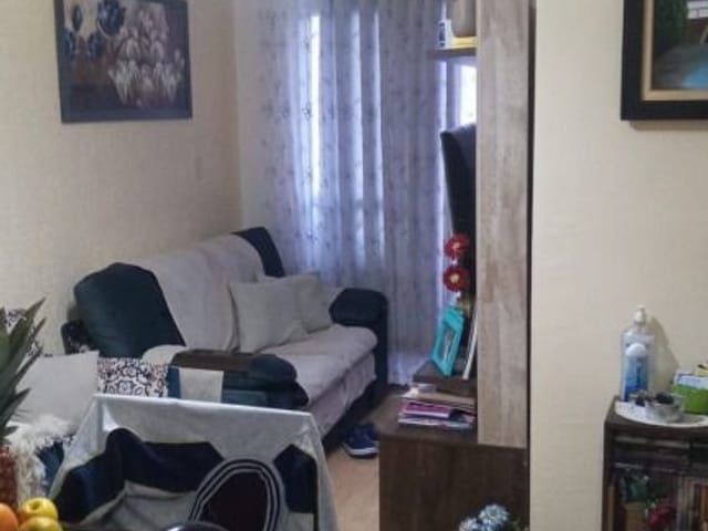 Apartamento com 39m² 2 quartos e 1 banheiro, à venda, no bairro Chácaras Caxingui em Embu das Artes