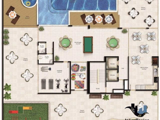 Apartamento com 156m² 4 quartos e 4 banheiros, à venda, no bairro Meia Praia em Itapema