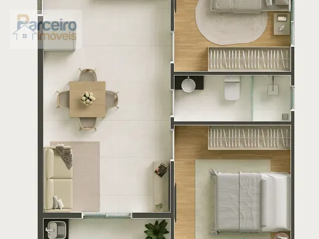 Apartamento com 40m² 2 quartos e 1 banheiro, à venda, no bairro Vila Matilde em São Paulo