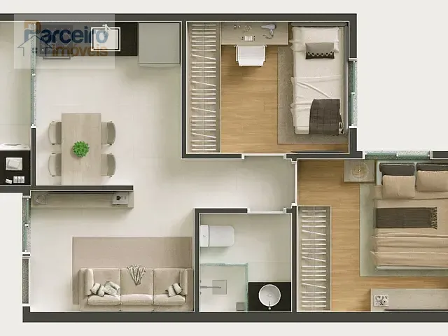 Apartamento com 43m² 2 quartos e 1 banheiro, à venda, no bairro Vila Matilde em São Paulo