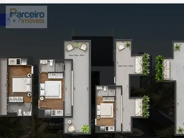 Apartamento 1 quarto e 1 banheiro, à venda, no bairro Chácara Califórnia em São Paulo