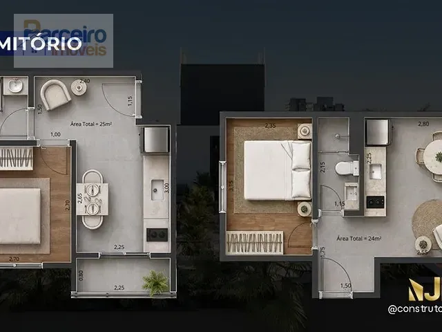 Apartamento 1 quarto e 1 banheiro, à venda, no bairro Chácara Califórnia em São Paulo