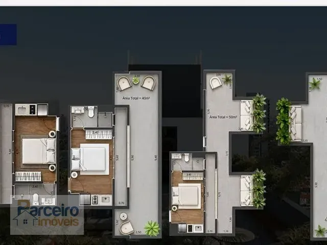 Apartamento 1 quarto e 1 banheiro, à venda, no bairro Chácara Califórnia em São Paulo