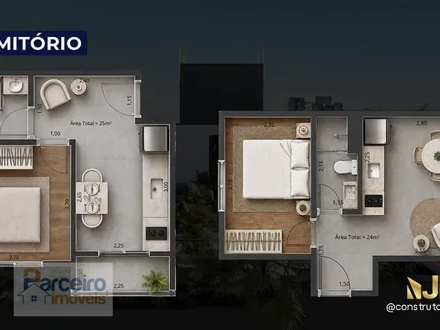 Apartamento 1 quarto e 1 banheiro, à venda, no bairro Chácara Califórnia em São Paulo