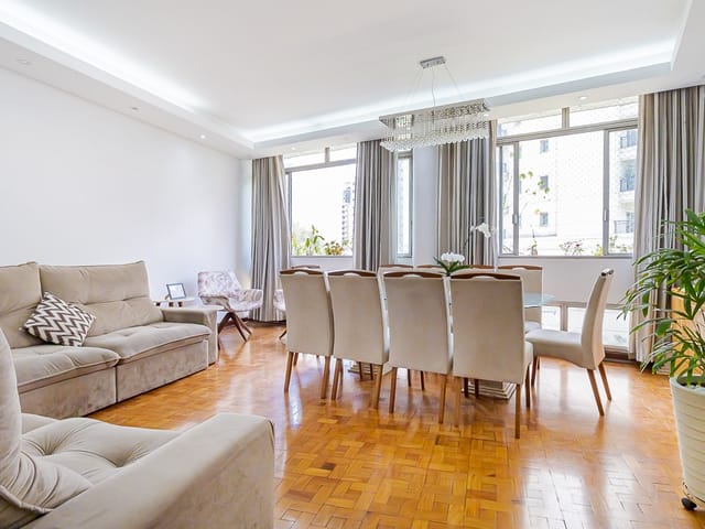 Apartamento com 188m² 3 quartos e 3 banheiros, à venda, no bairro Santa Cecília em São Paulo