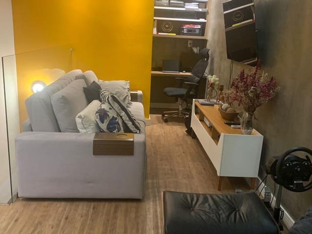 Foto do Apartamento - Apartamento Duplex à venda, Brooklin Paulista, São Paulo, pronto para morar com 2 quarto  e 2 vaga | Vista Livre