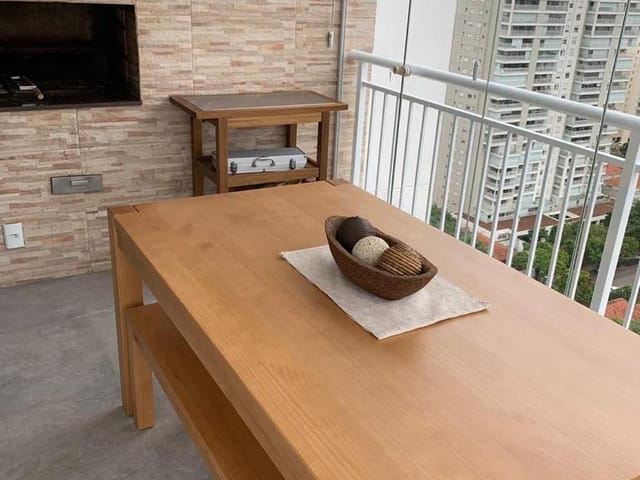 Foto do Apartamento - Apartamento Duplex à venda, Brooklin Paulista, São Paulo, pronto para morar com 2 quarto  e 2 vaga | Vista Livre