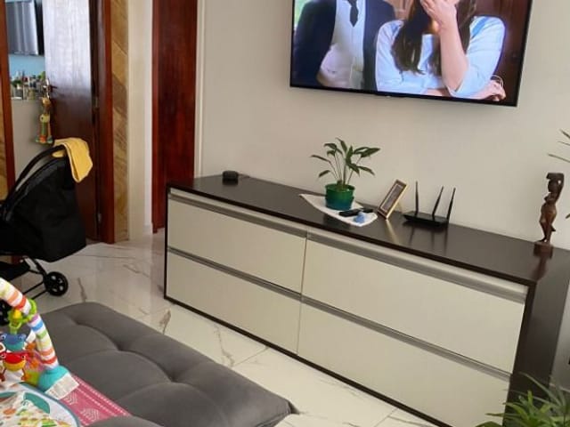 Apartamento com 50m² 2 quartos e 1 banheiro, à venda, no bairro Parque Sao Joaquim em Taboão da Serra
