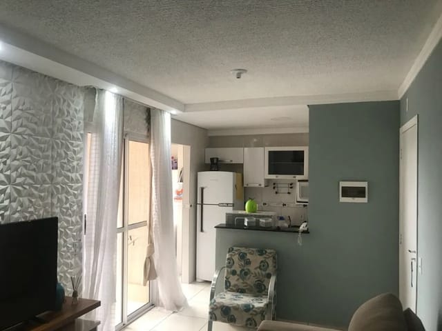 Apartamento com 56m² 2 quartos e 1 banheiro, à venda, no bairro Jardim Salete em Taboão da Serra