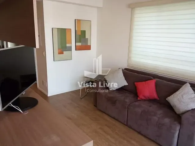 Apartamento com 51m² 1 quarto e 2 banheiros, à venda, no bairro Brooklin Paulista em São Paulo