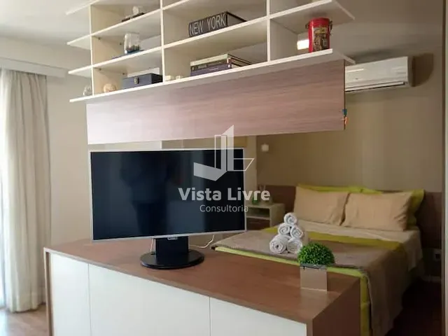 Apartamento com 51m² 1 quarto e 2 banheiros, à venda, no bairro Brooklin Paulista em São Paulo