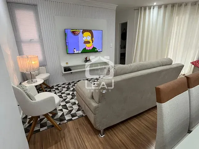 Apartamento com 75m² 2 quartos e 1 banheiro, à venda, no bairro Jardim Henriqueta em Taboão da Serra