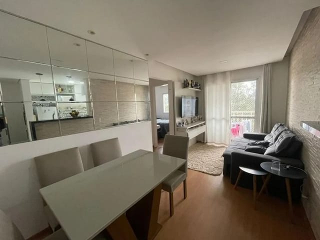 Apartamento com 48m² 2 quartos e 1 banheiro, à venda, no bairro Jardim Henriqueta em Taboão da Serra
