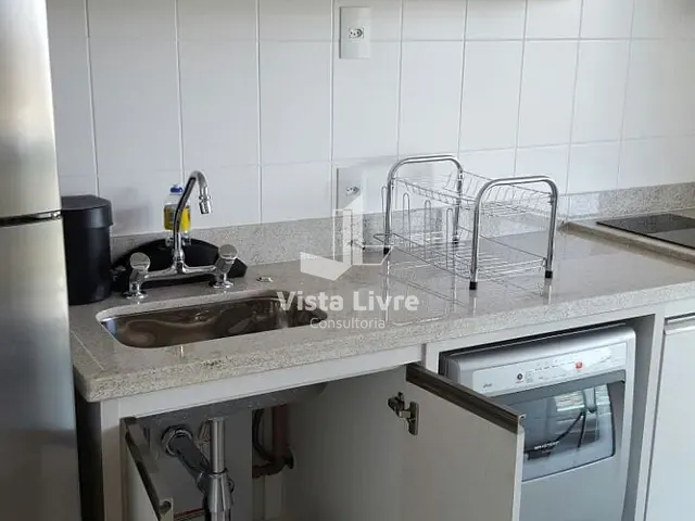 Apartamento com 31m² 1 quarto e 1 banheiro, à venda, no bairro Brooklin Paulista em São Paulo