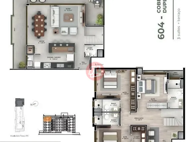 Apartamento com 67m² 1 quarto e 1 banheiro, à venda, no bairro Jardim Botânico em Porto Alegre