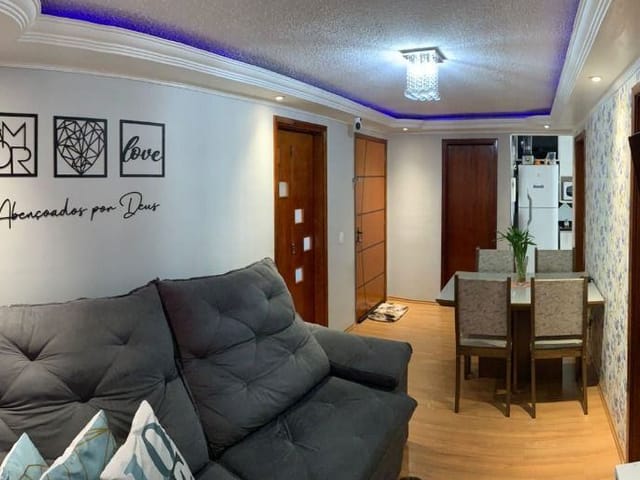 Apartamento 3 quartos e 1 banheiro, à venda, no bairro Vila Santo Antônio em Jandira