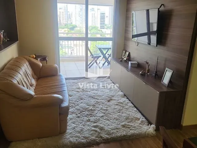 Apartamento com 67m² 2 quartos e 2 banheiros, à venda, no bairro Brooklin Paulista em São Paulo